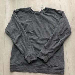 Lululemon grey crew neck sweater